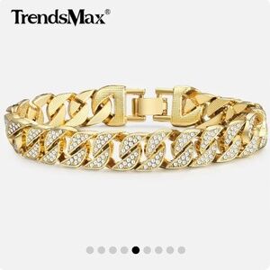 Miami Gold Curb Cuban Bracelet